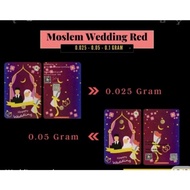 Special Packing big gold weding red 0.025 gram