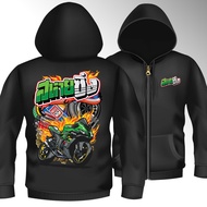 Hoodie Companion K201 Zipper Brass Black Special Woven Warm Fabric No Wool Polyester Fiber1 Bkscreen