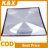 K&X A5 Flat PVC Magnifier Sheet X3 Book Page Magnifying Reading Glass Lens New