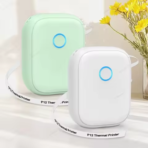 Mini Label Printer P12 Similar as D30 D11 D110 D101 Marklife P12 Adhesive Sticker Printer or 1PK P12