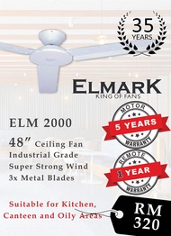 Ceiling Fan Elmark ELM 2000 48" | 遥控风扇