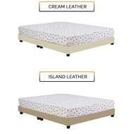 LZD Living Mall Basic Faux Leather/ Fabric Divan Bed Frame With 5cm Legs In 10 Colours
