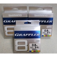 [Tainan Pingsheng Fishing Tackle] SHIMANO LD-A71U Boat PE Line Five-Color 300m Products