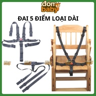5-point fixed seat belt HANBEI high chair, UMOO, wooden chair ..chair belt, seat, spotted car seat s