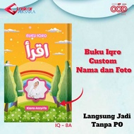 Custom Children's Iqro Book IQ-08A/ (Can Write Names and Photos) Colors and Black and White - Iqra V