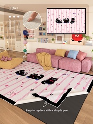 ZHIBAIJIA | Dopamine Girls Room Carpet Decoration Washable