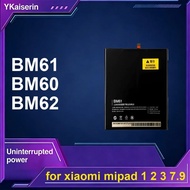 Tablet Battery High-Efficiency BM60 BM61 BM62 6010-6520mAh For Xiaomi Mipad 1 2 3 7.9