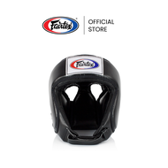 Fairtex เฮดการ์ดมวย HG9 หนังแท้ อุปกรณ์มวยป้องกันแน่นหนา สนับหัวสำหรับแข่งขัน