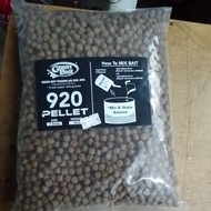green bait pellet 920 7.5mm 1kg