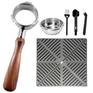 NEOUZA 58mm-(3 Ears) Bottomless Portafilter สำหรับเครื่องชงกาแฟเอสเพรสโซ่ เข้ากันได้กับ: Barsetto/Br