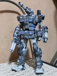 模型上色完成品 GUNDAM RX 78 MG 1/100 GTO + FA-78 GK 改件 G3 MSV 配色 not HG RG