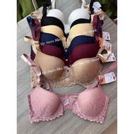 551 - Lovely Lace Front Bra with Thin Foam for Big Breasts Size(B75-B90)