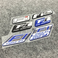 FI EFI system logo jelly gel decals sticker for motorcycle scooter stickers