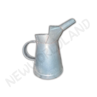 Stainless Steel Mini Liter Pouring Jugs with Spouts and Handles for Liquid Transfer. Stainless Steel
