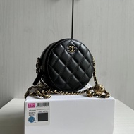 Premium 1: 1 Three Standards Complete 1: 1 Lambskin Golden Ball Bag Steel Ball Bag Round Round Cake 