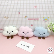 Korean Cloud Keychain Cute Bag Backpack Keychain