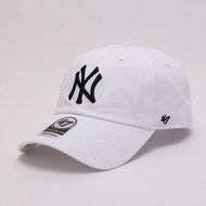 47แบรนด์ใหม่เกาหลีเบสบอลหมวก โลโก้ใหญ่ด้านบนนุ่ม NY Yankees หมวก duckbill LA Dodgers หมวกแดด