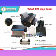 Paket Usaha Digital Sablon Print DTF A3 Modul roll to roll Vacum  Oven Mesin Press - Siap pakai prod