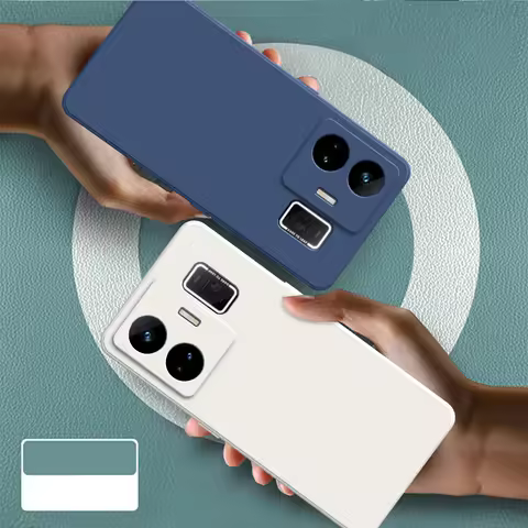 Original Phone Case for OPPO Realme GT Neo 5 GT 3 Neo5 GT3 240W 5G 6.74" High Qualtiy Liquid Silicon