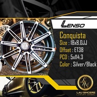 Lenso Conquista 18x8.0JJ 5x114.3 Silver/ Black