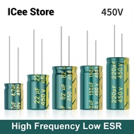 Aluminum Electrolytic Capacitor 450V High Frequency Low ESR 450V 4.7UF 6.8UF 22UF 33UF 47UF 68UF 100