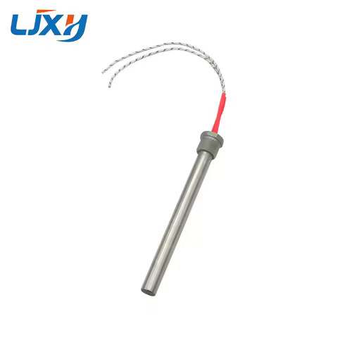 LJXH Cartridge Heating Resistance Element DN15/21mm Thread 12x250/300mm Tube Size 201SUS AC110V/220V