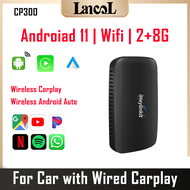 CP300 CarPlay AI Box Android 11 Wireless Carplay Wireless Android Auto Wifi Network 2 + 8G สำหรับรถยนต์พร้อม Carplay ดั้งเดิม