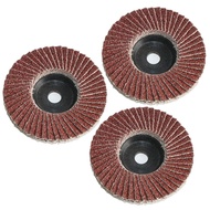 【CAMILLES】3PC 3in Grinding Wheels Flap Discs Angle Grinder Sanding Disc Wood Abrasive Tool