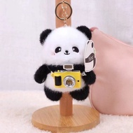 Chengdu Huahua Panda Doll Camera Pendant Schoolbag Ornaments Doll Keychain Cultural Creative Souveni