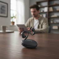 HTC NE19 AI Translation Wireless Earphones Bluetooth 5.4 135 Languages HiFi Stereo Earbuds with Mic