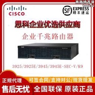 CISCO1921/1941/2901/2911/2921/2951/3925/3945E-SEC/V/k9路由器