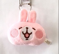 日本 Kanahei's  卡娜赫拉 粉紅兔臉 吊飾 玩偶 包包掛飾 台灣出品
