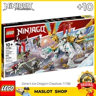 LEGO NINJAGO Zane’s Ice Dragon Creature 71786 | Creative Ninja Brick Box 71787