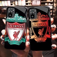 HK-56 FC Liverpool Glass Casing for Xiaomi Redmi Note poco M5S 10S M3 SE 11 M4 10T 10 11S Pro 5G