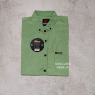 KEMEJA HIJAU MEN'S SHORT-SLEEVED SAGE GREEN SHIRT
