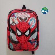 Led School Bag Backpack For Elementary School Boys Embossed Large Size (SPIDERMAN On)