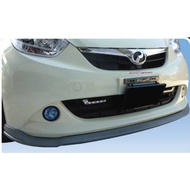 Perodua Myvi 2nd Generation 2011 Front V-Lip Skirting Body Kit PU Ready Stock