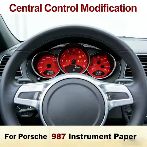 For Porsche Boxster Cayman 987 Car Dashboard Instrument Panel Paper Upgrade Interior Trim Modificati