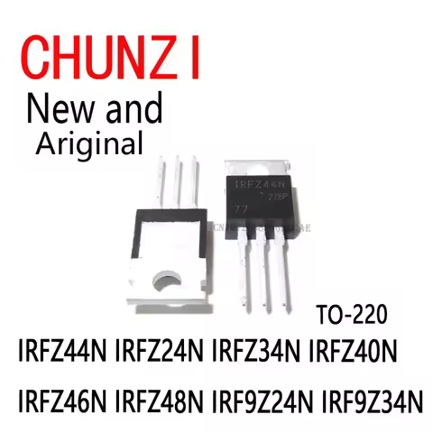 10pcs New and Original IRFZ44 MOSFET PUMUDDSY TO-220 IRFZ44N IRFZ24N IRFZ34N IRFZ40N IRFZ46N IRFZ48N