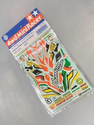 【模王】田宮 原廠 軌道車 貼紙 四驅車 TAMIYA 15244