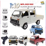 WPL D32 Double Cab RC Truck 1/10 4WD Off Road Pickup Crawler RTR Scale RC Car Remote Control