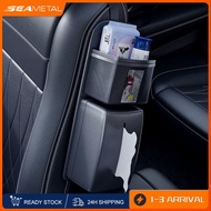 SEAMETAL Seat Storage Tissue Box Holder Cover Hanging Pocket Bag with Cup Holder