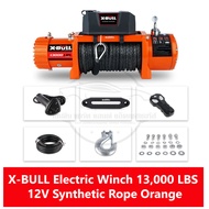 วินซ์ไฟฟ้า รอกไฟฟ้า X-Bull Electric Winch 13000lbs (6 ตัน) 12V สายเชือกยาว 26 เมตร รับประกัน 1 ปี