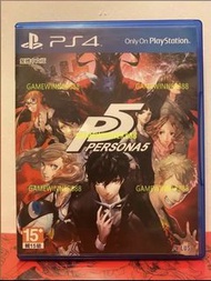 （中古二手）PS4遊戲 女神異聞錄5 SHIN MEGAMI TENSEI PERSONA 5 港版中文版