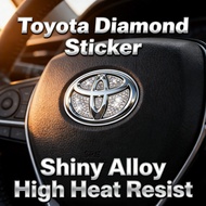 Diamond Logo Sticker Steering Wheel Sticker Car Sticker Diamond Wheel Sticker