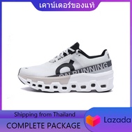 ของแท้อย่างเป็นทางการ On Running Cloudmonster 2 White Sneakers 3ME10122035 รองเท้าผ้าใบผู้ชาย รองเท้