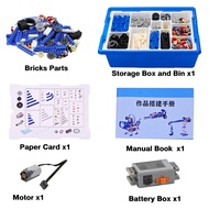 พร้อมส่ง 9686 ชิ้นส่วนทางเทคนิค ชิ้นส่วนการศึกษา นักเรียน การเรียนรู้ บล็อกตัวต่อ สําหรับเด็ก ชุดตัว