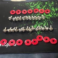 Combo 25 ốc salaya full dàn áo Ex150 tặng lông đền đỏ