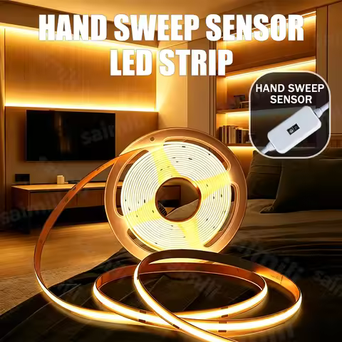 COB LED Light Strip Gesture Sensor Switch Control Dimmer Easy to Install Suitable For Living Room Cu