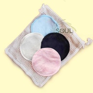Eco-Friendly Bamboo Velvet Facial Cotton Reusable Cotton Pads Soul Cotton Pads Reusable Cotton Pads